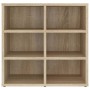 Schuhschrank aus Sonoma-Eiche, 52,5 x 30 x 50 cm von vidaXL, Schließfächer und Lagerschränke - Ref: Foro24-808690, Preis: 44,...