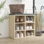 Sonoma oak shoe cabinet 52.5x30x50 cm by vidaXL, Lockers and storage cabinets - Ref: Foro24-808690, Price: 44,10 €, Discount: %
