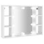 Furniture with mirror and white LED lights 76x15x55 cm by vidaXL, bathroom vanities - Ref: Foro24-808855, Price: 72,33 €, Dis...
