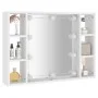 Furniture with mirror and white LED lights 76x15x55 cm by vidaXL, bathroom vanities - Ref: Foro24-808855, Price: 71,18 €, Dis...
