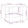 Couchtisch aus weißem Sperrholz, 55 x 55 x 42 cm von vidaXL, Couchtisch - Ref: Foro24-810262, Preis: 39,85 €, Rabatt: %