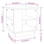 Couchtisch aus weißem Sperrholz, 40 x 40 x 43 cm von vidaXL, Couchtisch - Ref: Foro24-810298, Preis: 42,19 €, Rabatt: %