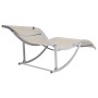 Tumbonas plegables 2 unidades textilene color crema de vidaXL, Tumbonas - Ref: Foro24-47785, Precio: 268,29 €, Descuento: %
