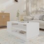 Weißer Couchtisch aus Holzwerkstoff 102x55x43 cm von vidaXL, Couchtisch - Ref: Foro24-810280, Preis: 70,40 €, Rabatt: %