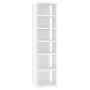 White plywood shoe cabinet 27.5x27x102 cm by vidaXL, Shoe racks and shoe organizers - Ref: Foro24-808485, Price: 43,40 €, Dis...