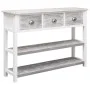 Aparador madera maciza de paulownia gris antiguo 108x30x76 cm de vidaXL, Aparadores - Ref: Foro24-338543, Precio: 127,05 €, D...