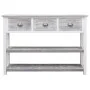Aparador madera maciza de paulownia gris antiguo 108x30x76 cm de vidaXL, Aparadores - Ref: Foro24-338543, Precio: 127,05 €, D...