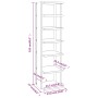 Weißer Schuhschrank aus Sperrholz, 27,5 x 27 x 102 cm von vidaXL, Schuhregale und Schuhorganisatoren - Ref: Foro24-808485, Pr...