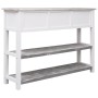 Aparador madera maciza de paulownia gris antiguo 108x30x76 cm de vidaXL, Aparadores - Ref: Foro24-338543, Precio: 127,70 €, D...
