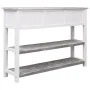 Aparador madera maciza de paulownia gris antiguo 108x30x76 cm de vidaXL, Aparadores - Ref: Foro24-338543, Precio: 127,05 €, D...