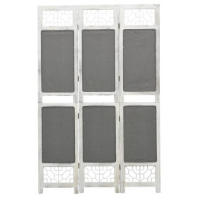 Biombo divisor de 3 paneles de tela gris 105x165 cm de vidaXL, Divisores de ambientes - Ref: Foro24-338554, Precio: 56,34 €, ...