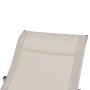 Tumbonas plegables 2 unidades textilene color crema de vidaXL, Tumbonas - Ref: Foro24-47785, Precio: 268,29 €, Descuento: %