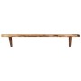 Wall shelves 2 units solid acacia wood 110x20x18 cm by vidaXL, Shelves and shelves - Ref: Foro24-337824, Price: 108,88 €, Dis...