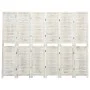 6-Paneel Massivholz Paravent antik weiß 215x166 cm von vidaXL, Raumteiler - Ref: Foro24-338573, Preis: 140,17 €, Rabatt: %