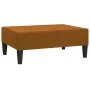Reposapiés de terciopelo marrón 78x56x32 cm de vidaXL, Otomanas - Ref: Foro24-337695, Precio: 56,00 €, Descuento: %