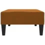 Reposapiés de terciopelo marrón 78x56x32 cm de vidaXL, Otomanas - Ref: Foro24-337695, Precio: 56,00 €, Descuento: %