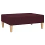 Reposapiés de tela morado 78x56x32 cm by vidaXL, Ottomans - Ref: Foro24-337685, Price: 69,65 €, Discount: %