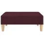 Reposapiés de tela morado 78x56x32 cm by vidaXL, Ottomans - Ref: Foro24-337685, Price: 69,65 €, Discount: %