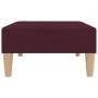 Reposapiés de tela morado 78x56x32 cm by vidaXL, Ottomans - Ref: Foro24-337685, Price: 69,65 €, Discount: %