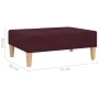Reposapiés de tela morado 78x56x32 cm by vidaXL, Ottomans - Ref: Foro24-337685, Price: 69,65 €, Discount: %