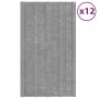 Silver galvanized steel roof panel 12 units 80x45 cm by vidaXL, Ceiling - Ref: Foro24-317209, Price: 54,91 €, Discount: %