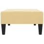 Fußhocker aus cremefarbenem Samt, 78 x 56 x 32 cm von vidaXL, Osmanen - Ref: Foro24-337696, Preis: 55,74 €, Rabatt: %