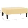 Fußhocker aus cremefarbenem Samt, 78 x 56 x 32 cm von vidaXL, Osmanen - Ref: Foro24-337696, Preis: 55,74 €, Rabatt: %