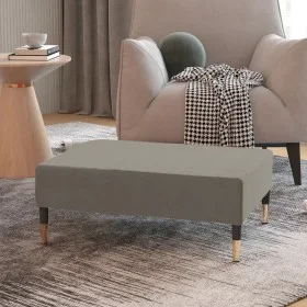 Hocker aus hellgrauem Samtstoff 78x56x32 cm von vidaXL, Osmanen - Ref: Foro24-337698, Preis: 62,71 €, Rabatt: %