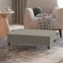 Taburete de terciopelo gris claro 78x56x32 cm by vidaXL, Ottomans - Ref: Foro24-337698, Price: 62,71 €, Discount: %