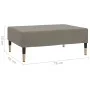 Taburete de terciopelo gris claro 78x56x32 cm by vidaXL, Ottomans - Ref: Foro24-337698, Price: 62,71 €, Discount: %