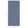 Panel para tejado acero galvanizado gris 12 unidades 100x45 cm de vidaXL, Techo - Ref: Foro24-317213, Precio: 71,14 €, Descue...