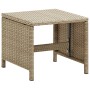 Gartenstühle mit Hockern 2 Einheiten beiges synthetisches Rattan von vidaXL, Gartenstühle - Ref: Foro24-316781, Preis: 173,94...