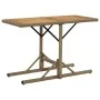 Garden table solid acacia wood and beige synthetic rattan by vidaXL, Garden tables - Ref: Foro24-316801, Price: 64,66 €, Disc...