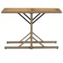 Garden table solid acacia wood and beige synthetic rattan by vidaXL, Garden tables - Ref: Foro24-316801, Price: 64,66 €, Disc...