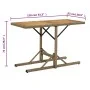 Garden table solid acacia wood and beige synthetic rattan by vidaXL, Garden tables - Ref: Foro24-316801, Price: 64,66 €, Disc...