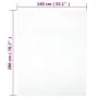 White cotton jersey fitted sheet 140x200cm by vidaXL, Bed sheets - Ref: Foro24-136244, Price: 16,00 €, Discount: %