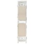 4-panel cream-colored fabric room divider screen 140x165 cm by vidaXL, Room dividers - Ref: Foro24-338559, Price: 80,80 €, Di...