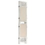 4-panel cream-colored fabric room divider screen 140x165 cm by vidaXL, Room dividers - Ref: Foro24-338559, Price: 80,80 €, Di...