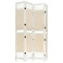 4-panel cream-colored fabric room divider screen 140x165 cm by vidaXL, Room dividers - Ref: Foro24-338559, Price: 72,06 €, Di...