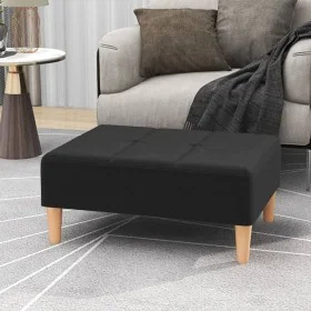 Fußhocker aus schwarzem Stoff, 78 x 56 x 32 cm von vidaXL, Osmanen - Ref: Foro24-337747, Preis: 81,31 €, Rabatt: %