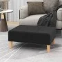 Fußhocker aus schwarzem Stoff, 78 x 56 x 32 cm von vidaXL, Osmanen - Ref: Foro24-337747, Preis: 81,31 €, Rabatt: %