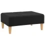 Fußhocker aus schwarzem Stoff, 78 x 56 x 32 cm von vidaXL, Osmanen - Ref: Foro24-337747, Preis: 81,31 €, Rabatt: %