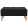 Fußhocker aus schwarzem Stoff, 78 x 56 x 32 cm von vidaXL, Osmanen - Ref: Foro24-337747, Preis: 82,84 €, Rabatt: %