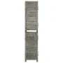 Gray solid wood 6-panel screen 214x166 cm by vidaXL, Room dividers - Ref: Foro24-338577, Price: 125,44 €, Discount: %