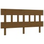 Doppelbett für Senioren, Kopfteil aus honigbraunem Holz von vidaXL, Betten und Lattenroste - Ref: Foro24-3195424, Preis: 155,...