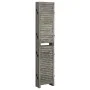 Gray solid wood 6-panel screen 214x166 cm by vidaXL, Room dividers - Ref: Foro24-338577, Price: 125,44 €, Discount: %