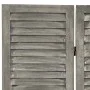 Gray solid wood 6-panel screen 214x166 cm by vidaXL, Room dividers - Ref: Foro24-338577, Price: 125,44 €, Discount: %