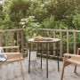Mesita de centro de ratán sintético marrón 45 cm de vidaXL, Mesas de jardín - Ref: Foro24-317175, Precio: 22,19 €, Descuento: %
