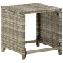 Garden stools 4 units and gray synthetic rattan cushions by vidaXL, Garden chairs - Ref: Foro24-316873, Price: 148,37 €, Disc...