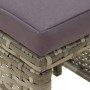 Garden stools 4 units and gray synthetic rattan cushions by vidaXL, Garden chairs - Ref: Foro24-316873, Price: 148,37 €, Disc...